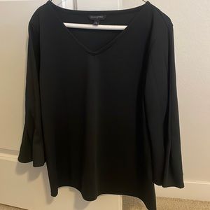 BANANA REPUBLIC V-Neck, Wide Sleeve Blouse